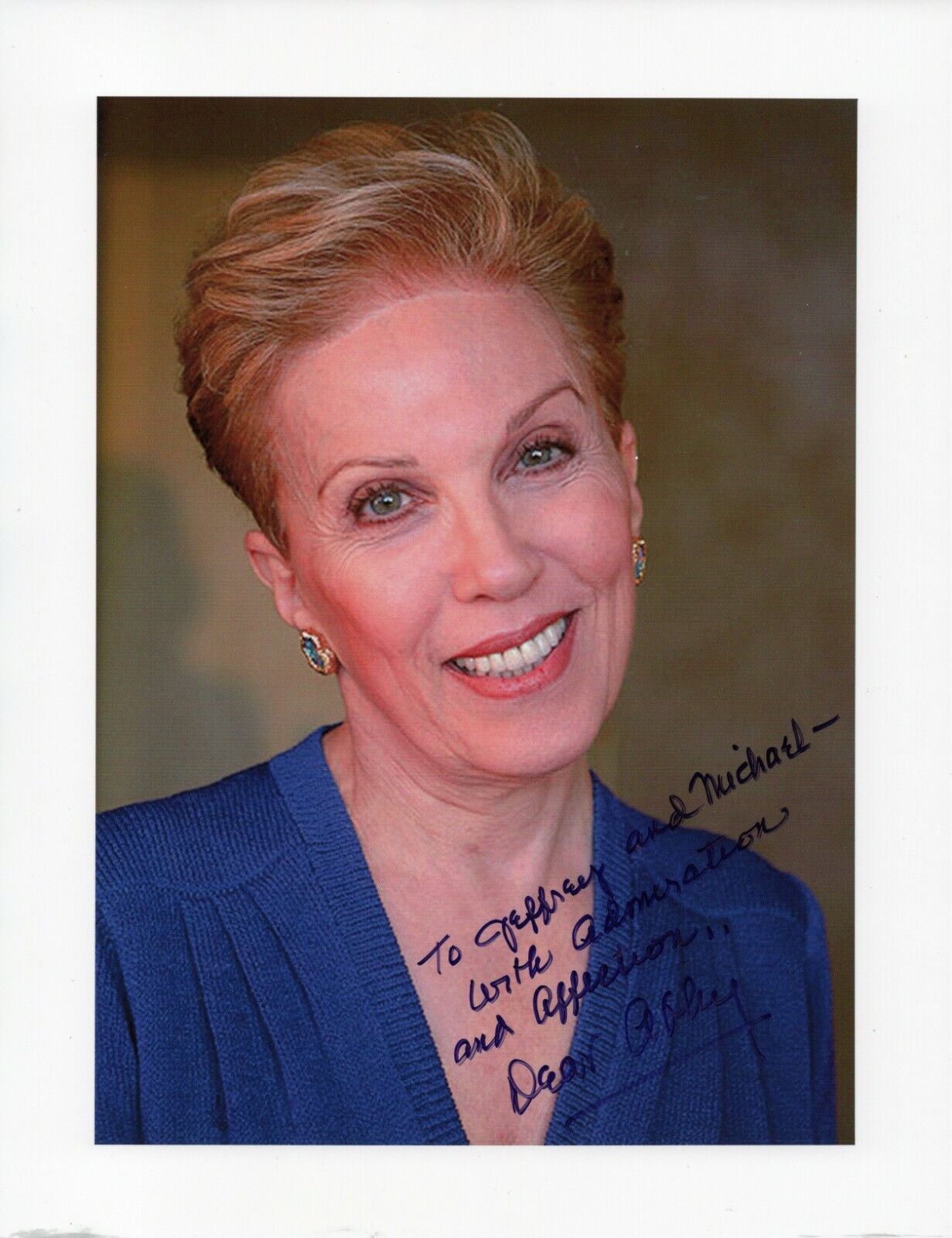 Dear Abby Autographed 8 x 10 in. Photo Poster painting As Pictured