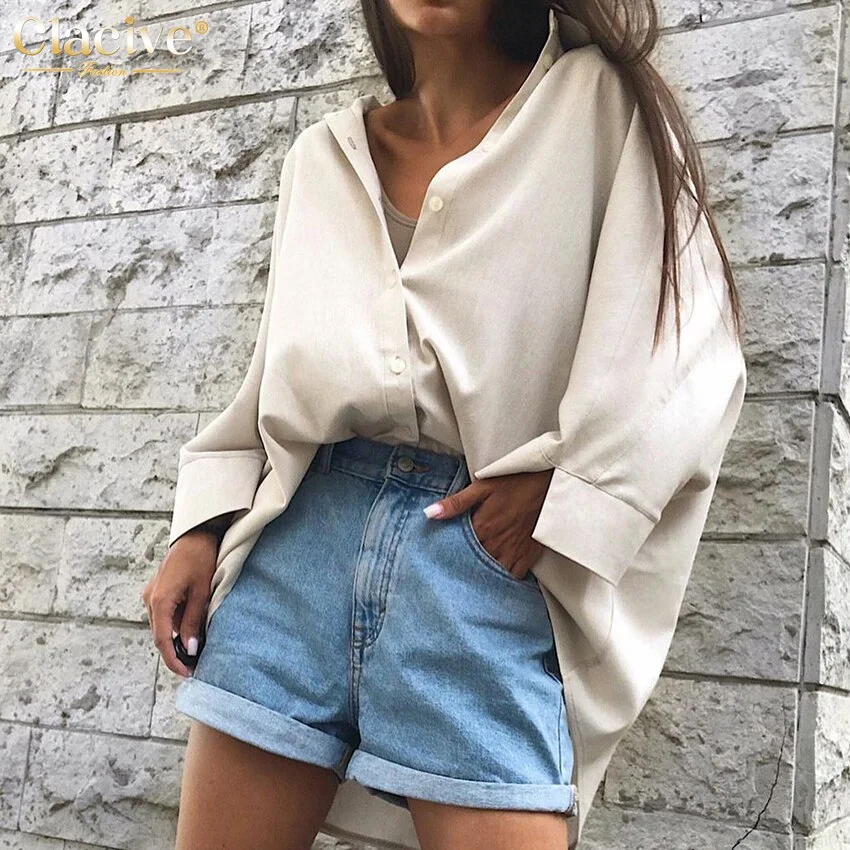 Cartoonh Fashion Yellow Linen Shirts Button Lapel Top Lady Loose Long Sleeve Oversized Shirt Womens Blouses Autumn Blusas Mujer