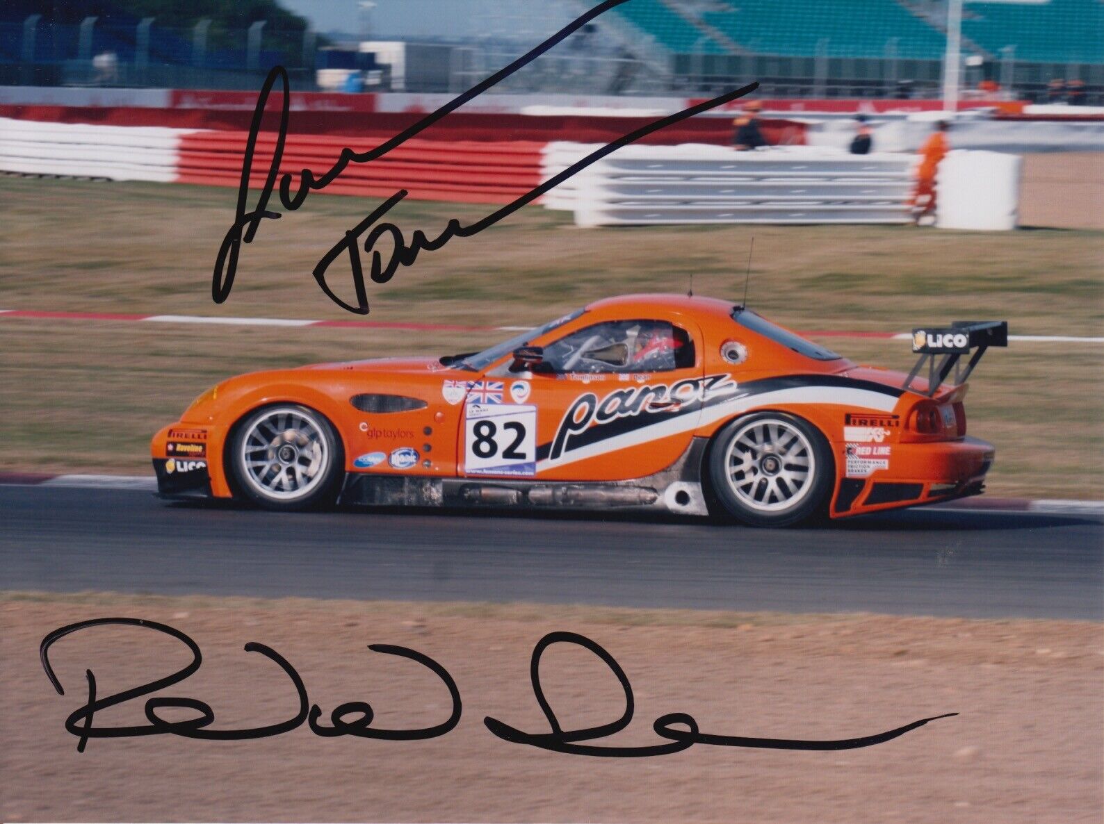 Richard Dean and Lawrence Tomlinson Hand Signed 8x6 Photo Poster painting - Le Mans Autograph 1.