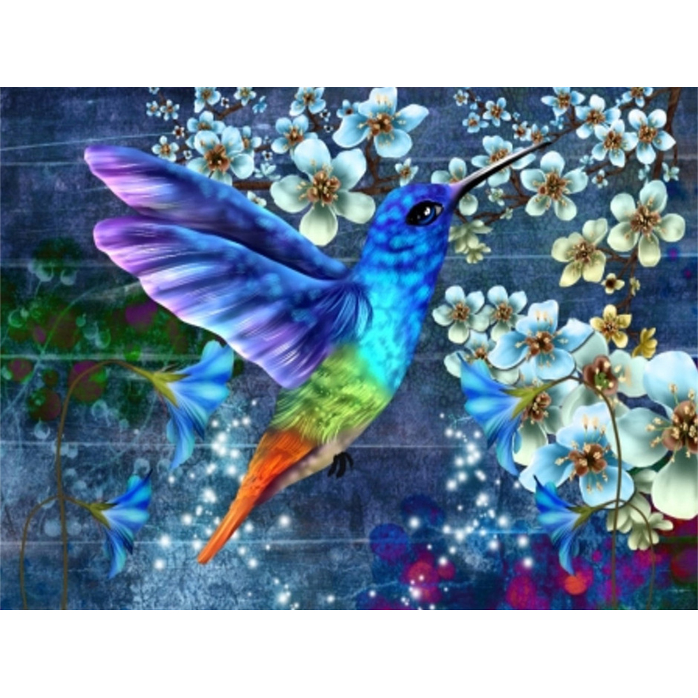 

50*40CM - Square Drill Diamond Painting - Hummingbird, 501 Original