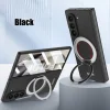 Suitable for Samsung ZFold mobile phone case external 360 rotating bracket magnetic wireless charging ultra-thin protective cover