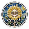 DIY Pearl Painting Art Kit,Round Dust-proof Outer Frame with Tassel Hanging Kit