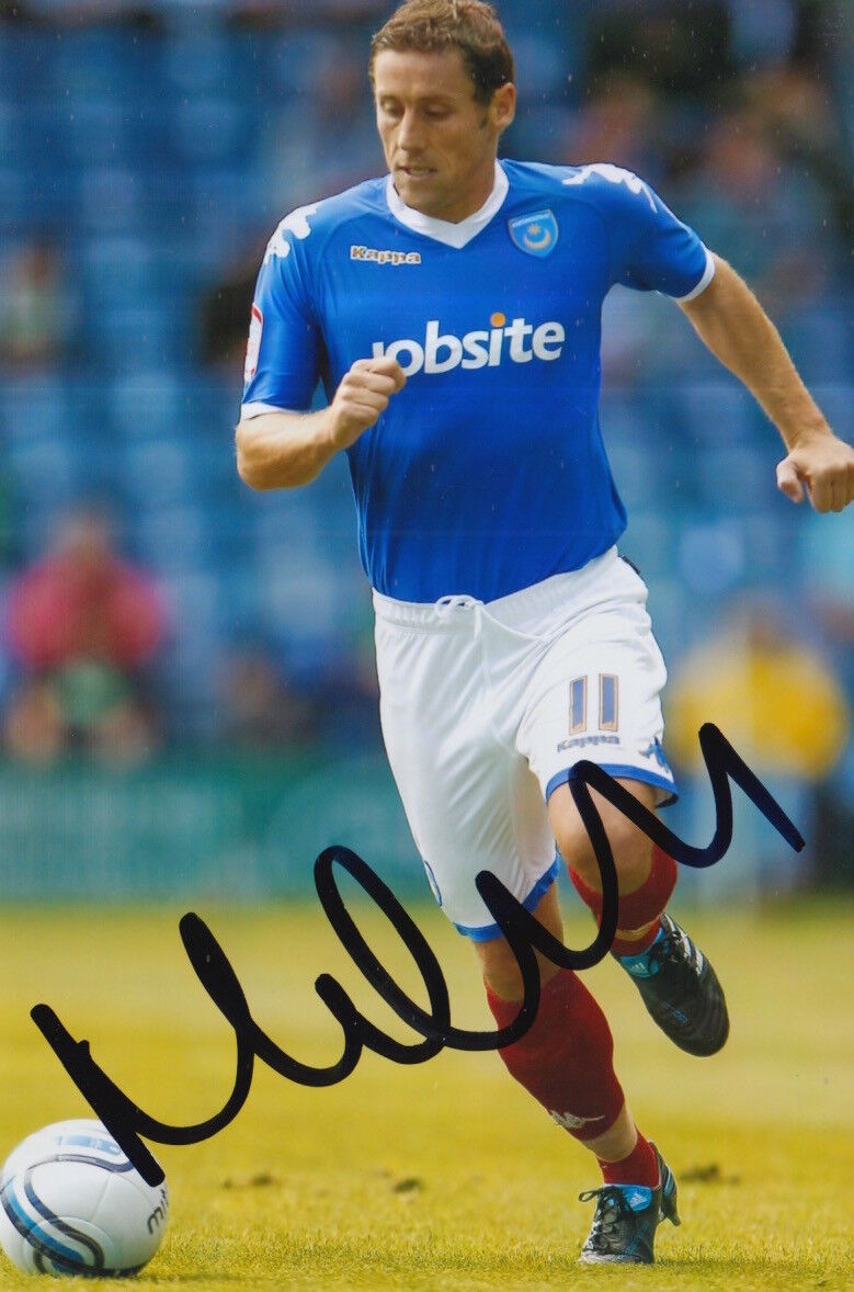 PORTSMOUTH HAND SIGNED MICHAEL BROWN 6X4 Photo Poster painting.