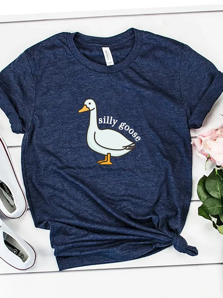 Funny Silly Goose Crewneck Shirt socialshop