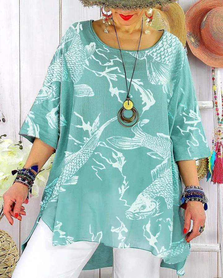 Fashion Ink Print Dress