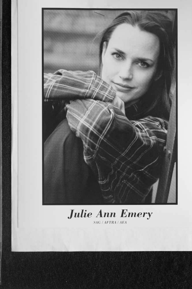 Julie Ann Emery - 8x10 Headshot Photo Poster painting with Resume - E.R.