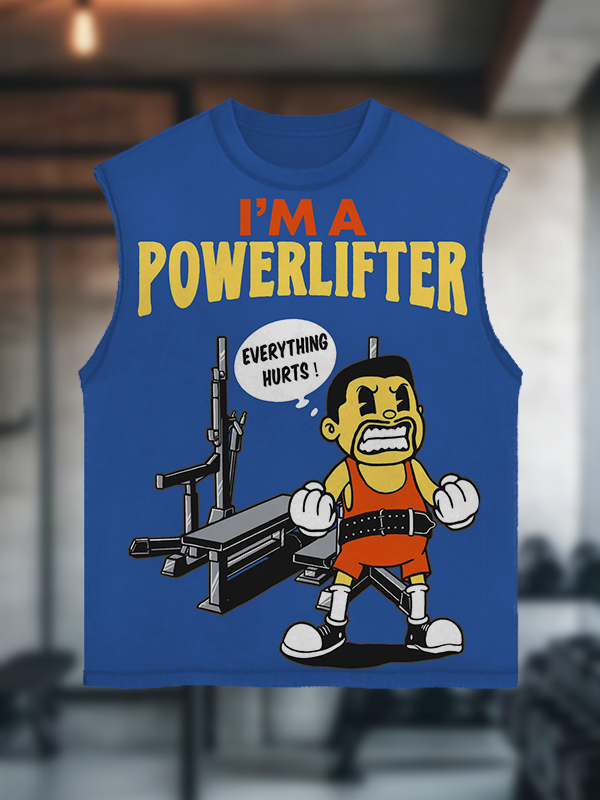 Men's I'm A Powerlifter Art Print Tank Top