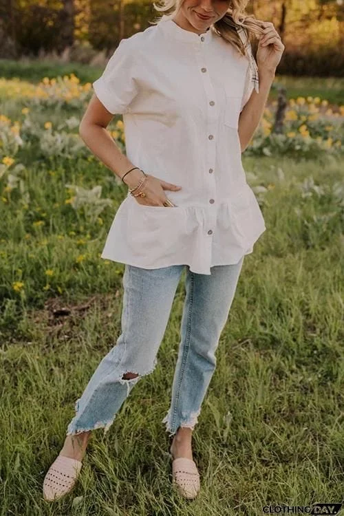 Button Short Sleeve Shirt