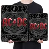 AC/DC - Panneaux en &eacute;tain m&eacute;tallique(20*30cm/30*40cm) - Musique