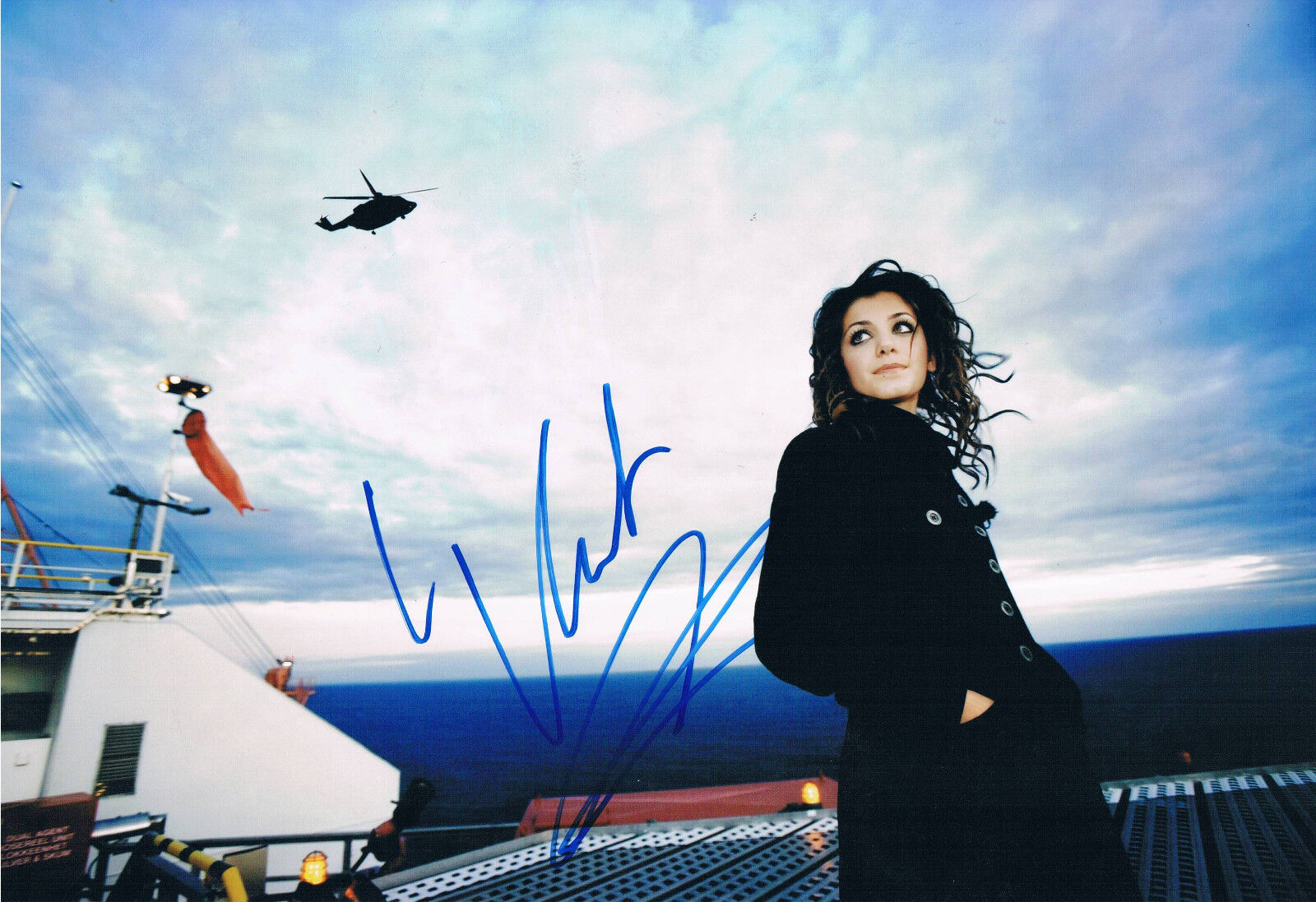 Katie Melua genuine autograph Photo Poster painting 8x12