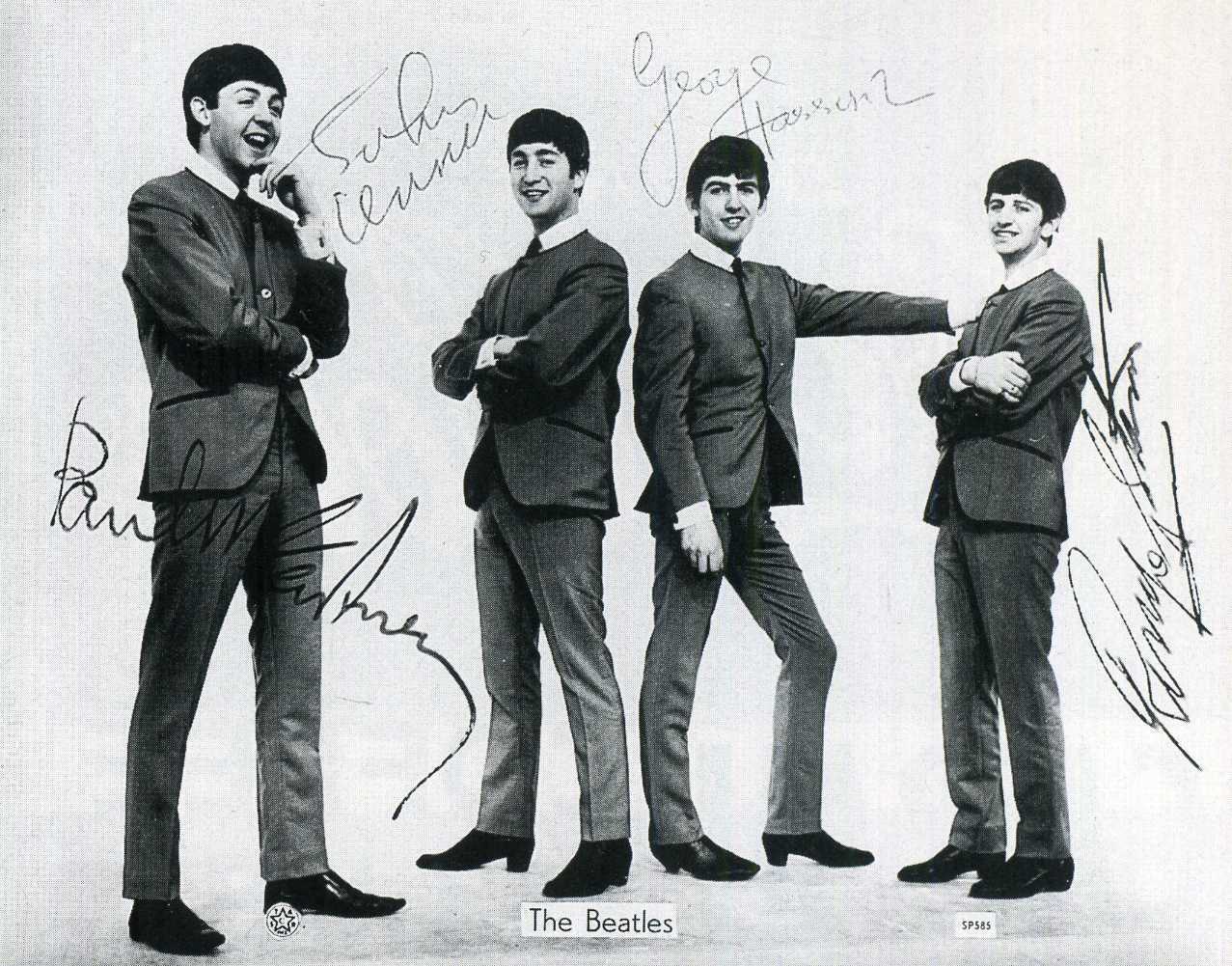 THE BEATLES - Signed Photo Poster paintinggraph - Pop / Rock Band / Musicians By All 4 preprint