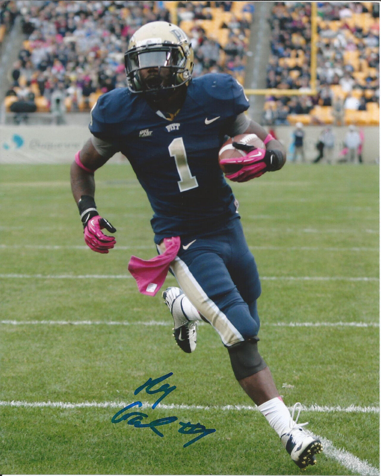 PITTSBURGH PITT RAY GRAHAM SIGNED 8X10 Photo Poster painting W/COA RUNNING BACK NFL DRAFT