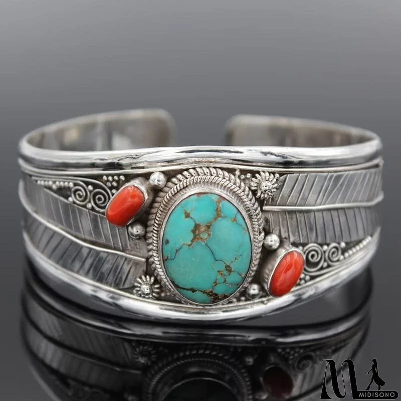 MidiSono - Turquoise Open Bracelet