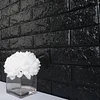 10 Pack | Black Foam Brick Peel And Stick 3D Wall Tile Panels - Covers 58sq.ft