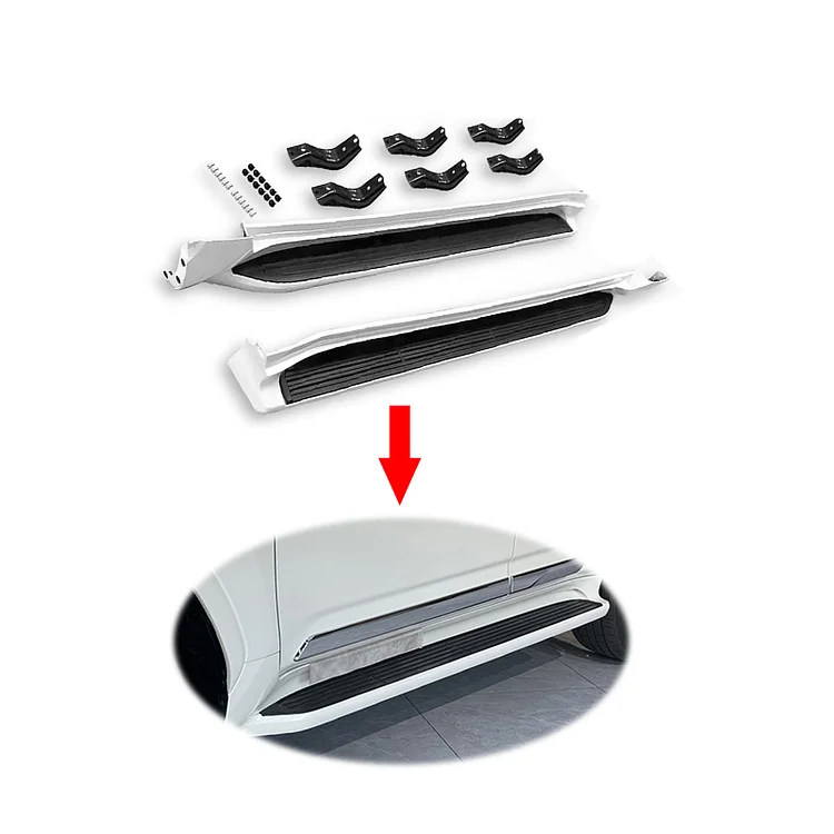 LC200 car accessories door plate side step for toyota land cruiser lc300 LC200 2021 2022 body parts foot board door sill ITN Auto