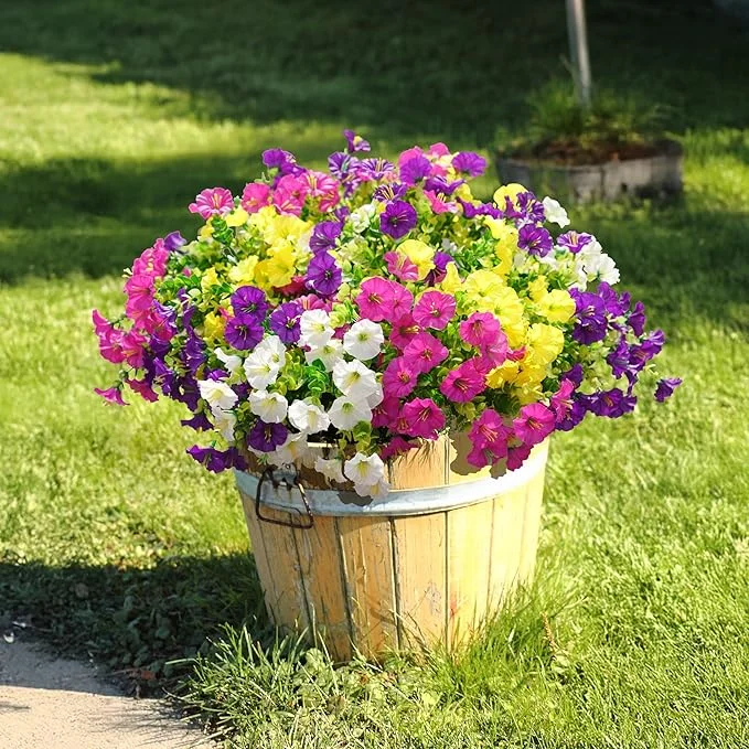 🔥Last Day 50% OFF🌸 Spring Summer Home Decoration - 🌿 Fake Silk Colorful Morning Glory