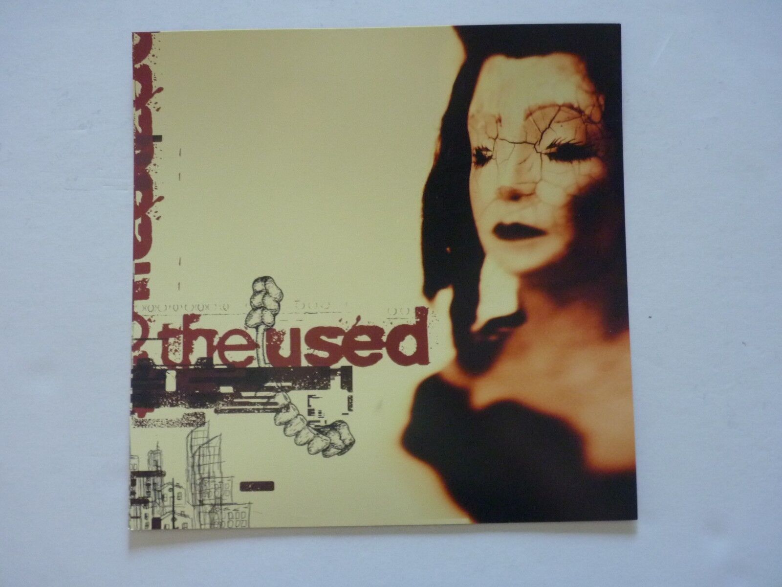 The Used 2002 LP Record Photo Poster painting Flat 12X12 Poster