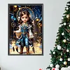 Diamond Painting -DIY Round Drill Stargazer Girl(40x35cm)