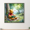 40x40cm Winnie Puuh 5d DIY Vollbohrer Runde Diamond Malerei Kit Wohnkultur