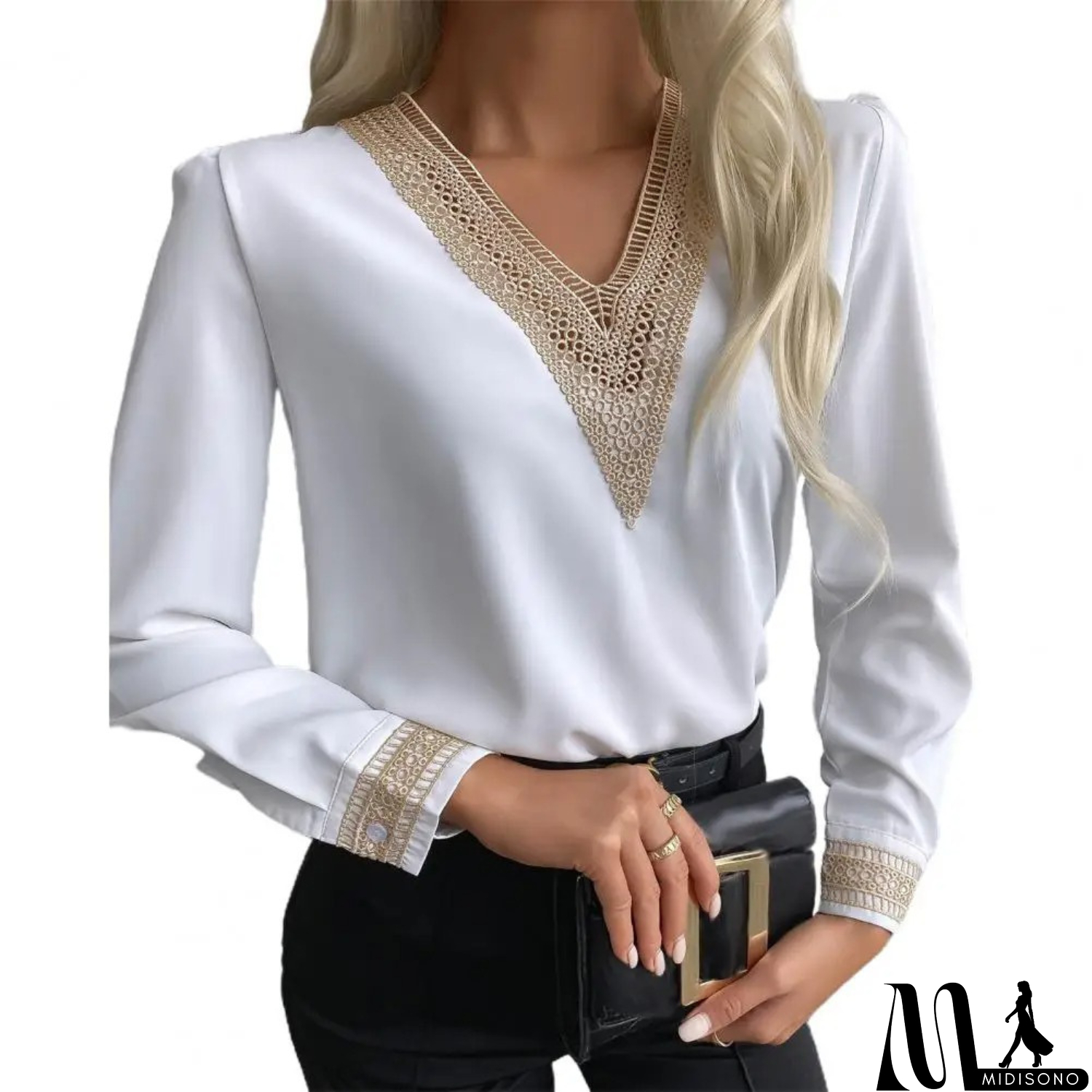 MidiSono - Fashionable and Effortless winter Blouse