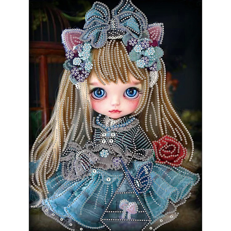 Diamond Painting | Special-shaped diamond painting - Cute Girl