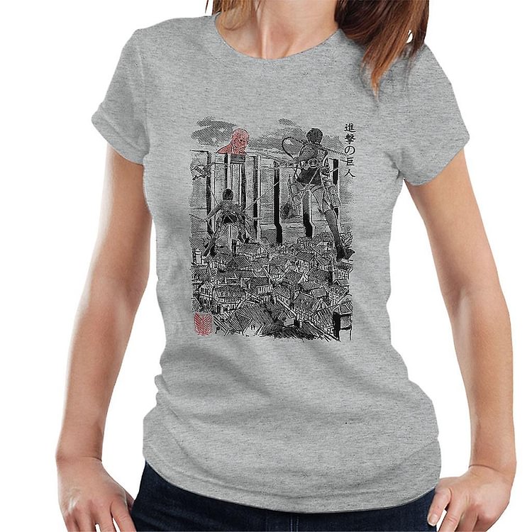 Attack On Titan Flying For Humanity Women's T-Shirt