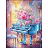 Piano-16CT Stamped Cross Stitch Egyptian Cotton 74*93cm/29.13*36.61in (Big Size) tapestrymarket
