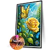 Diamond Painting -DIY Round Drill Rose Butterfly(40x60cm)