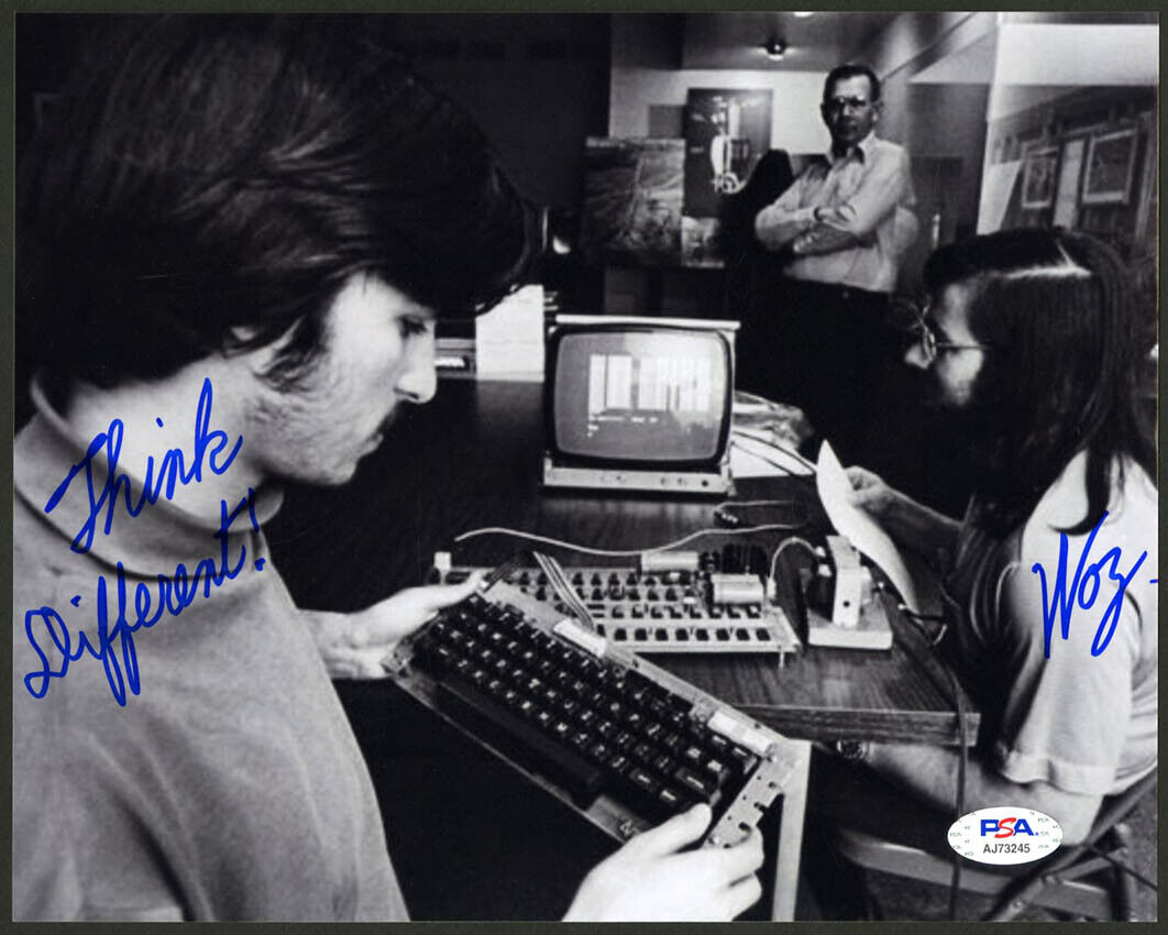 Steve Woz Wozniak SIGNED 8x10 Photo Poster painting Apple I Computer Jobs PSA/DNA AUTOGRAPHED