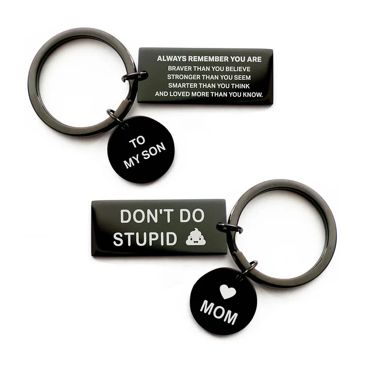 Don't Do Stupid Funny Keychain Gifts For Kids