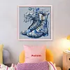 Blue And White Porcelain-Boots-11CT Stamped Cross Stitch 40*40cm/15.75*15.75in
