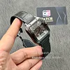 Cartier Santos Large Skeleton WHSA0009 Black ADLC steel case with leather strap 40mm Super Clone