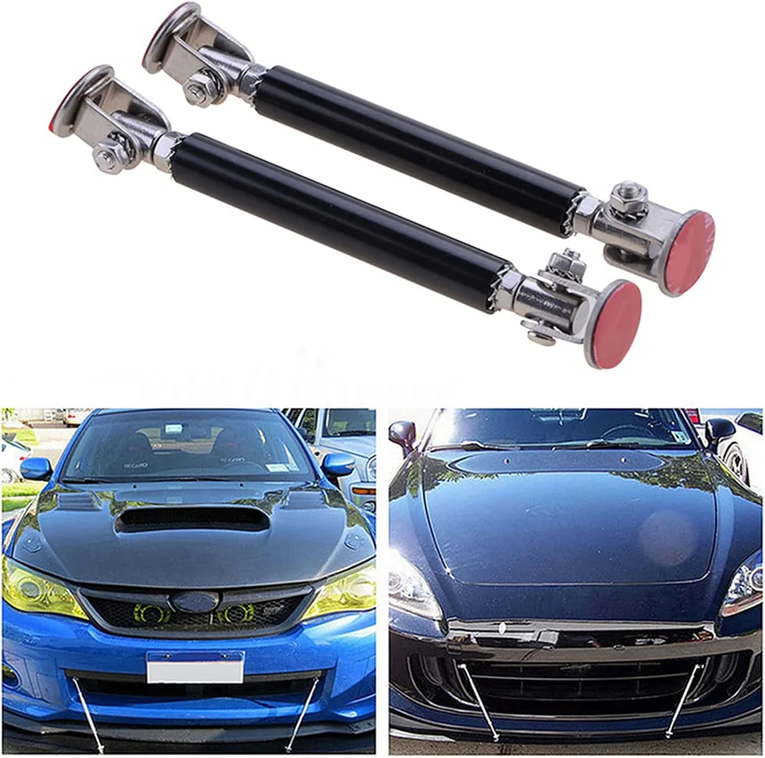 Front Bumper Lip Splitter Diffuser Strut Rod Tie Bars Splitter Support Rods 