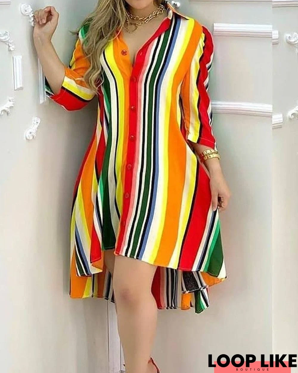 Women's Rainbow Dress