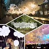 10 Pack | 12" White Latex LED Light Up Balloons
