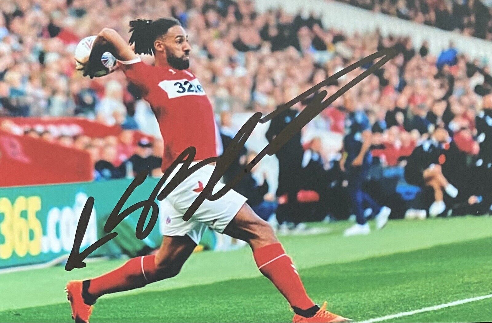 Ryan Shotton Genuine Hand Signed Middlesbrough 6X4 Photo Poster painting