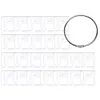 12/24/30Pcs Acrylic DIY Cross Stitch Thread Organizer Transparent for Art Crafts