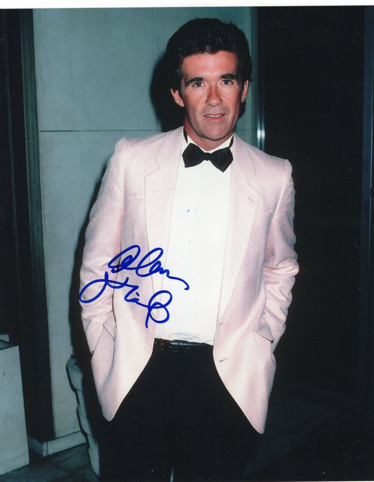 Alan Thicke Actor Signed 8x10 Photo Poster painting w/COA Growing Pains Dr. Jason Seaver #2