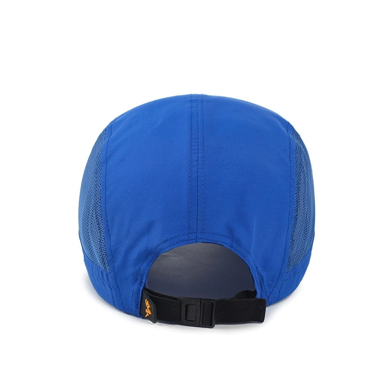 Summer Hat Outdoor Sun Protection Casual Sports Sun Hat Folding Hat Rim Summer Breathable Quick-drying Baseball Net Cap