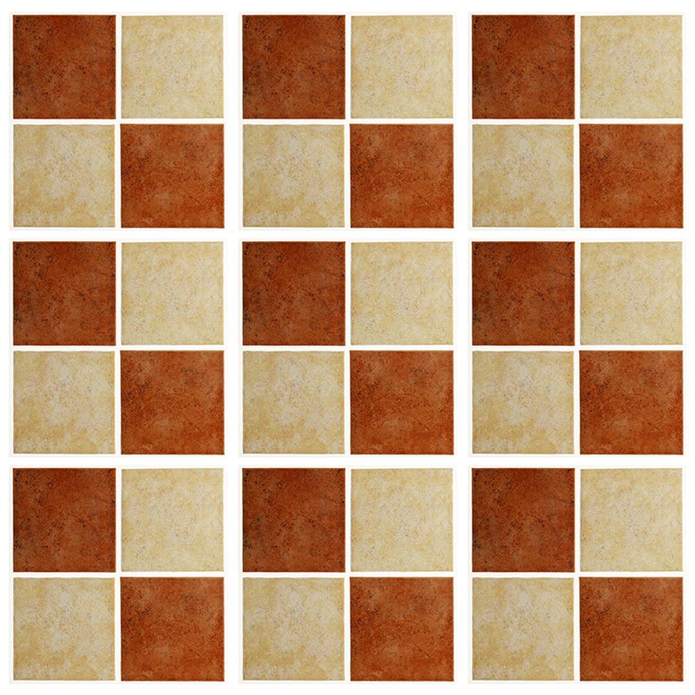 

18pcs Waterproof Tile Pasters Polish Mosaic Wall Sticker Kitchen Decor (A, 501 Original
