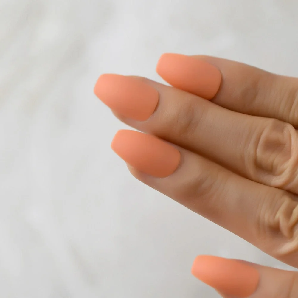 Extra long Stiletto Grey Marble Fake Nails Stone Pattern Pointed Dark Shiny Long Press On False Nails for Finger 24 Count-Nail Inspo