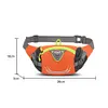 Nylon Phone Belt Bags Elastic Running Waistpack for Outdoor Sport (Orange)