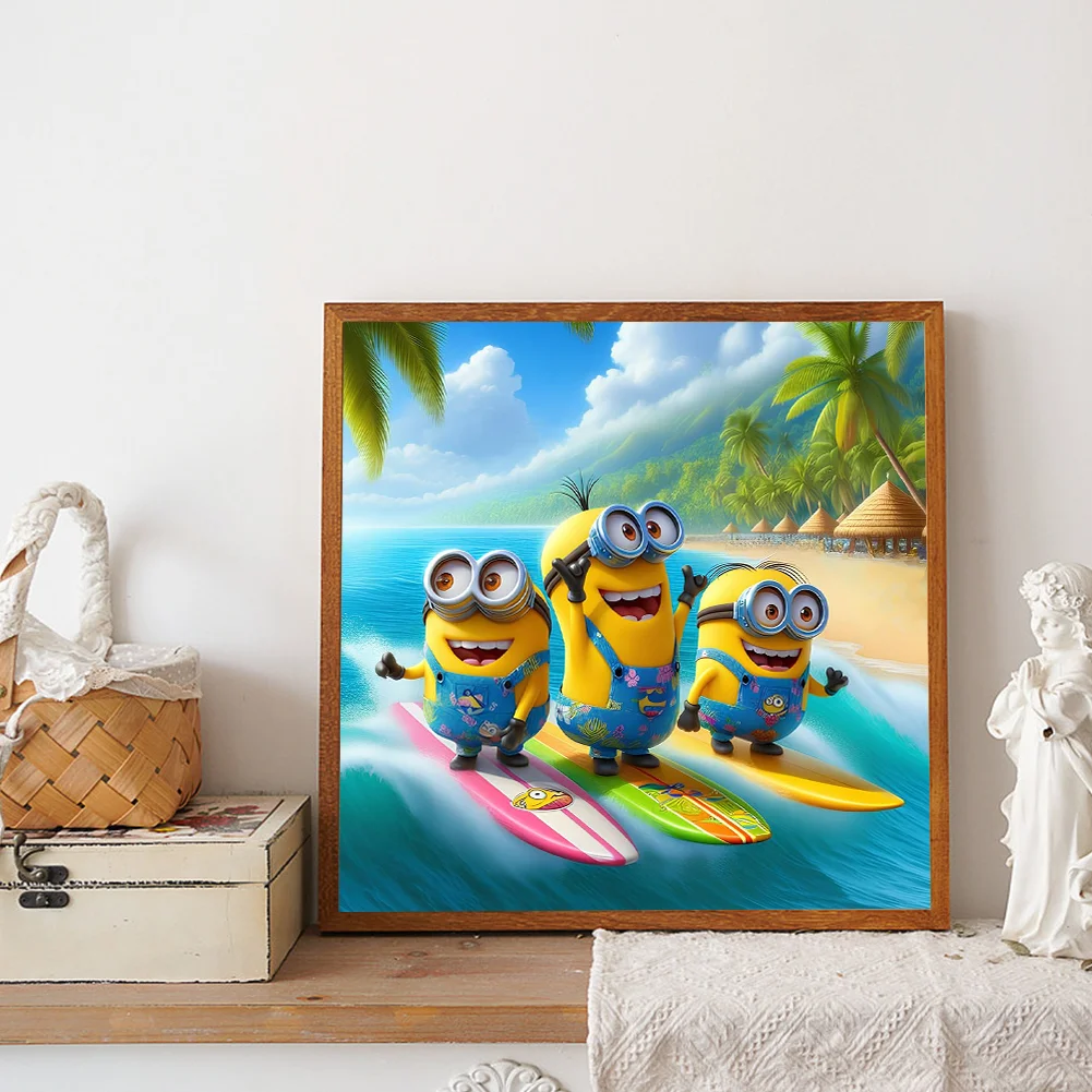 Diamond Painting - Full Round Drill - Minions(Canvas|40*40cm)
