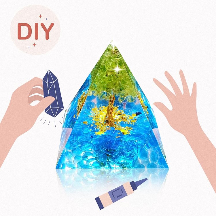 DIY🌟: The Love Offering Orgone Pyramid (Material package)