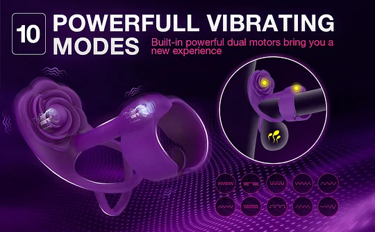 vibration cock ring with 10 modes