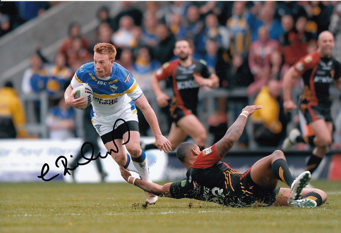 Warrington Wolves Hand Signed Chris Riley 12x8 Photo Poster painting 8.