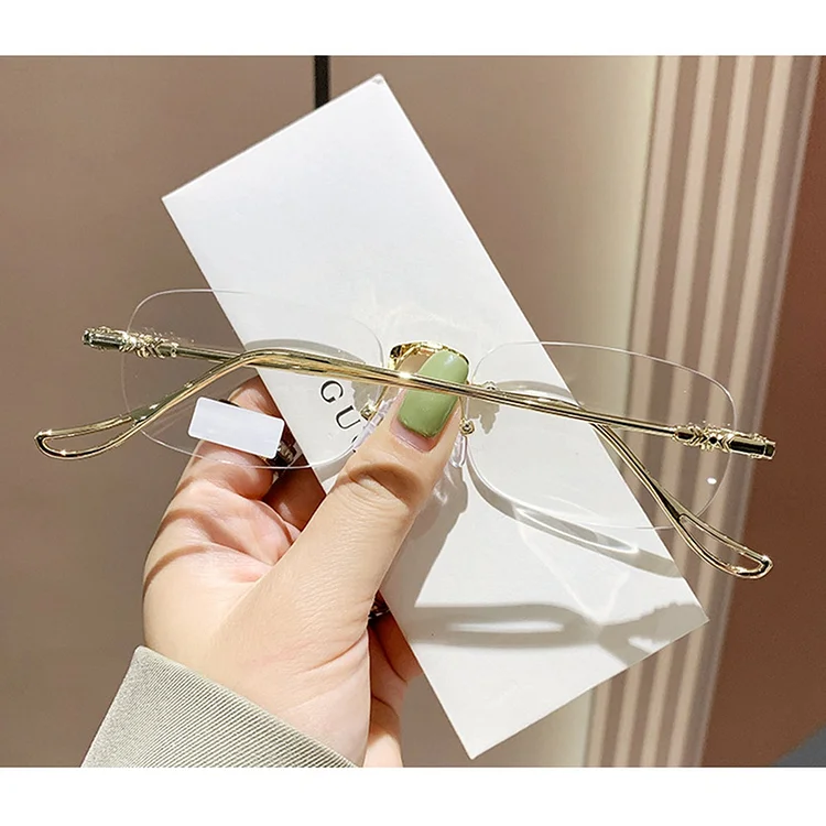 Demandernyc Luxury Rectangular Photochromic Myopia Glasses Square Near Sight Eyeglasses Fashion Color Changing Minu Eyewear Diopter