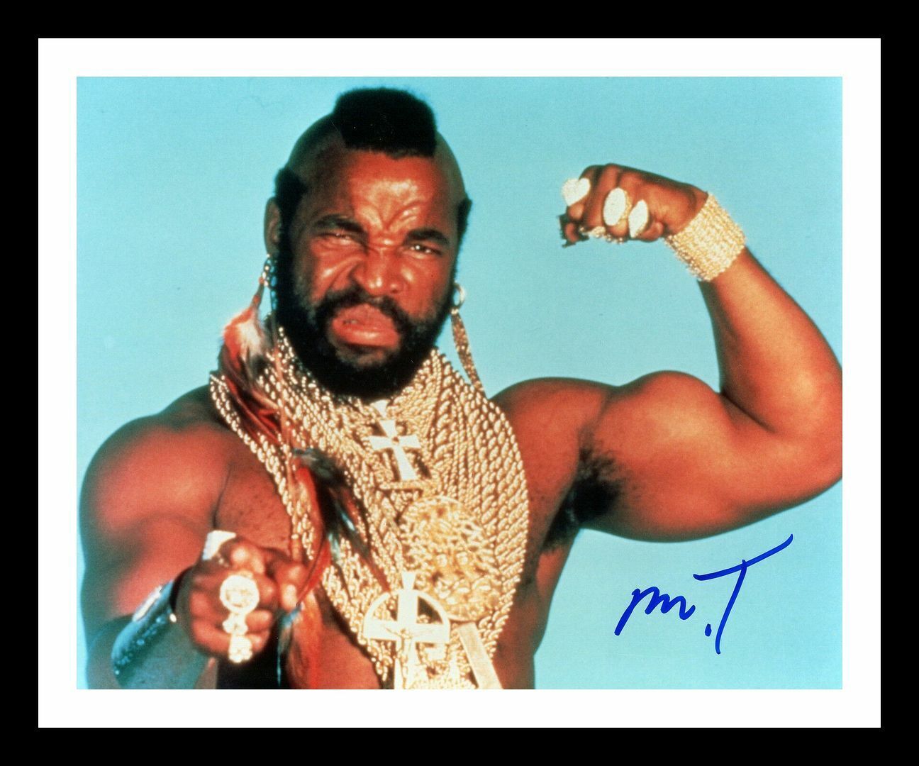 Mr. T - B.A. Baracus - The A-Team Autographed Signed & Framed Photo Poster painting