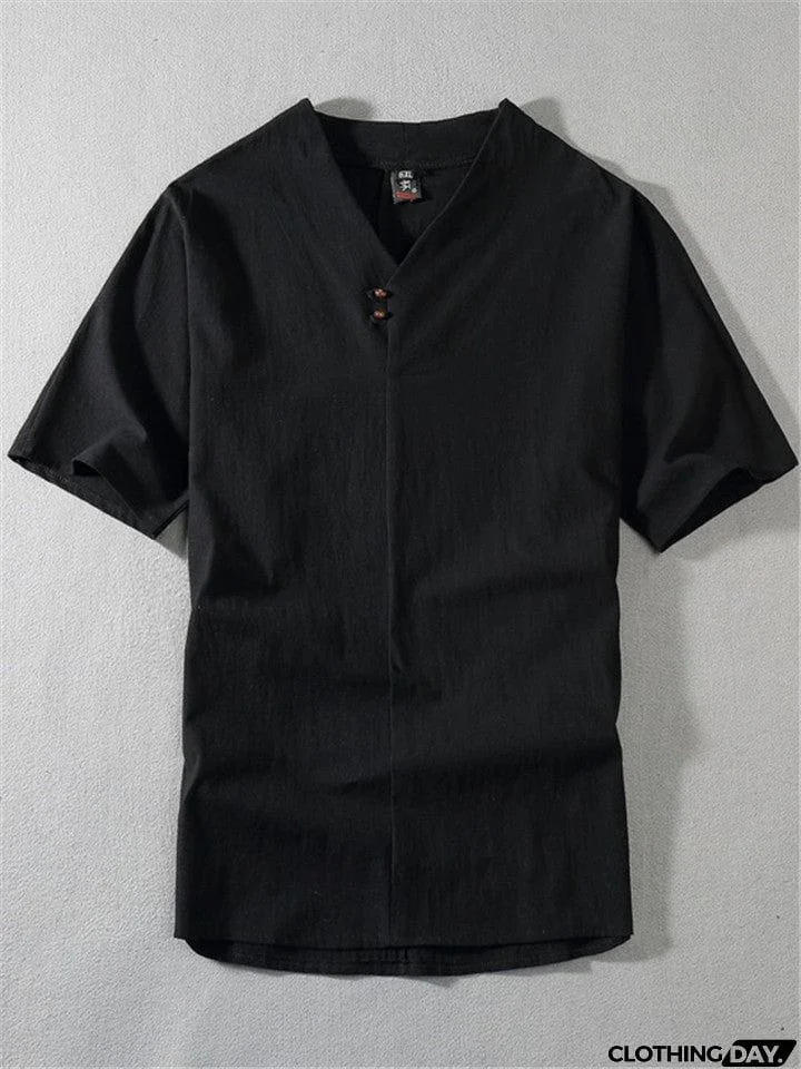 Mens Linen Short Sets