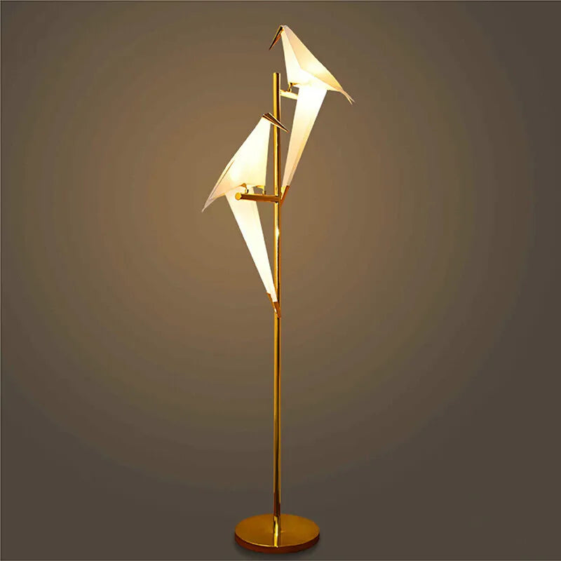 Nordic Paper Cranes LED Bird Table /Floor Lamp for Living Room